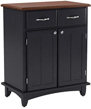 Load image into Gallery viewer, Buffet of Buffets Medium Black with Cherry Top by Home Styles

