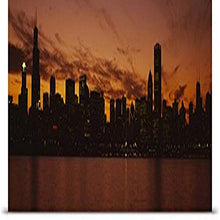 Load image into Gallery viewer, GREATBIGCANVAS 97187_13_90x30_None Entitled Buildings at The Waterfront, Lake Michigan, Chicago, Illinois Poster Print, 90&quot; x 30&quot;, Multicolor
