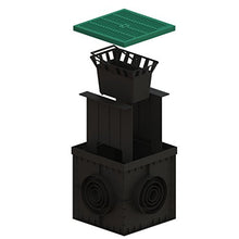 Load image into Gallery viewer, Vodaland - 12x12 Catch Basin Green Grate Package with Debris Basket and partitions Included!
