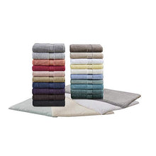 Load image into Gallery viewer, 800GSM 100% Cotton Luxury Turkish Bathroom Towels , Highly Absorbent Long Oversized Linen Cotton Bath Towel Set , 8-Piece Include 2 Bath Towels, 2 Hand Towels &amp; 4 Wash Towels , Purple

