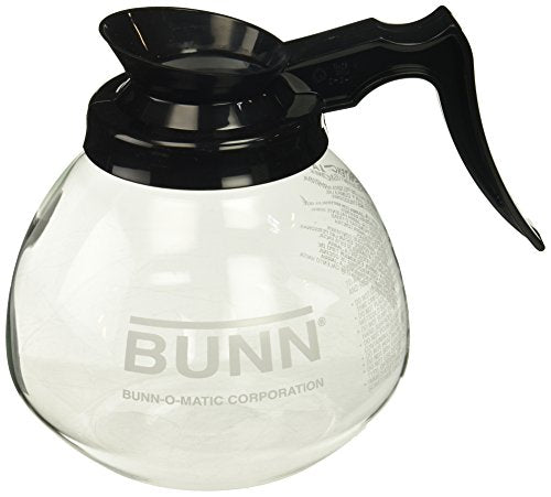 BUNN 12-Cup Glass Coffee Decanter, Black