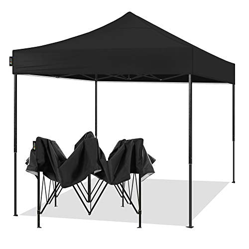 AMERICAN PHOENIX 10x10 Pop up Tent Ez Instant Canopy Commercial Outdoor Party Canopy Shelter (Black)
