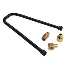 Load image into Gallery viewer, Stanbroil 3/8&quot; X 24&quot; Non-Whistle Flexible Flex Gas Line with Brass Ends for NG or LP Fire Pit and Fireplace
