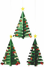 Load image into Gallery viewer, Calendar Tree 3 Hanging Mobile - 19 Inches Cardboard - Handmade in Denmark by Flensted
