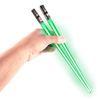 Chop Sabers Light Up Lightsaber Chopsticks, Green Pair