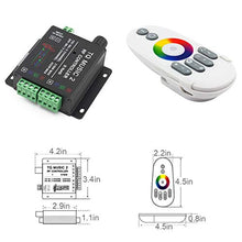 Load image into Gallery viewer, SUPERNIGHT LED RGB Music Touch Controller RF Sensitivety Backlight RF Remote Touching Color 3.5MM Audio 15 Music Modes LED Light Strip Controller
