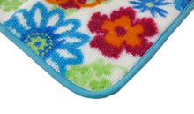 Load image into Gallery viewer, Zeckos Coordinating Bath Rug, Soap Dish, Shower Curtain Set (Flower)
