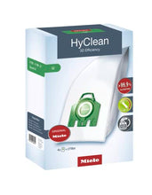 Load image into Gallery viewer, Miele Hyclean 3D Efficiency U Series Dustbags, Green, 10123250
