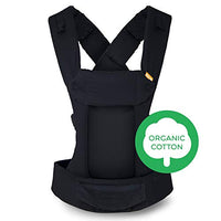 Beco Gemini Baby Carrier - Organic Metro Black, Sleek and Simple 5-in-1 All Position Backpack Style Sling for Holding Babies, Infants and Child from 7-35 lbs Certified Ergonomic