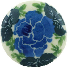 Load image into Gallery viewer, Polish Pottery 1-inch Drawer Pull Knob Made by Ceramika Artystyczna + Certificate of Authenticity
