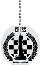Load image into Gallery viewer, Chess Solid Ceramic Fan Pull
