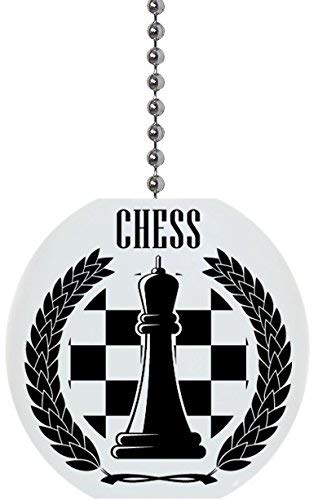 Chess Solid Ceramic Fan Pull