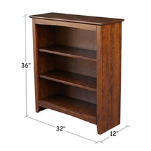 Load image into Gallery viewer, International Concepts Shaker Bookcase, 36-Inch
