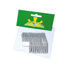 Load image into Gallery viewer, PW International 24 Mini clothespins - Silver
