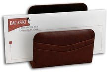Load image into Gallery viewer, Dacasso Mocha Leather Letter Holder
