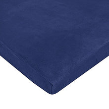 Load image into Gallery viewer, American Baby Company Heavenly Soft Chenille Fitted Pack N Play Playard Sheet, Navy, 27 x 39, for Boys
