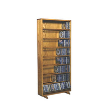 Load image into Gallery viewer, Cdracks Media Furniture Solid Oak Dowel Cabinet for CD Capacity 440 CD&#39;s Honey Finish
