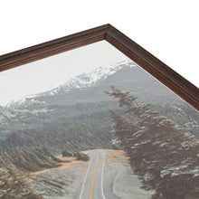 Load image into Gallery viewer, ArtToFrames 18x24 Inch Brown Picture Frame, This 1&quot; Custom Wood Poster Frame is Walnut Stain on Hard Maple, for Your Art or Photos, WOM0066-60823-YWAL-18x24
