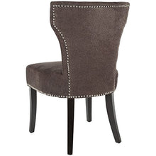 Load image into Gallery viewer, Safavieh Mercer Collection Carter Brown Polyester Dining Chair, Set of 2
