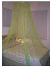 Load image into Gallery viewer, OctoRose Round Hoop Bed Canopy Netting Mosquito Net Fit Crib, Twin, Full, Queen, King (Lime Green)
