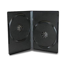 Load image into Gallery viewer, Progo 50 Pack Standard Black Double DVD Cases 14MM
