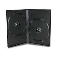 Progo 50 Pack Standard Black Double DVD Cases 14MM
