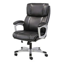 Load image into Gallery viewer, Sadie Executive Computer Chair- Fixed Arms for Office Desk, Black Leather (HVST315)
