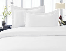 Load image into Gallery viewer, Elegance Linen 1500 Thread Count Wrinkle Resistant Ultra Soft Luxurious Egyptian Quality 3-Piece Duvet Cover Set, Full/Queen, White
