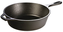 Load image into Gallery viewer, Lodge L8DSK3 Cast Iron Deep Skillet, Pre-Seasoned, 10.25-inch
