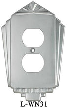Load image into Gallery viewer, Art Deco Style Plug Outlet Cover (L-WN31)
