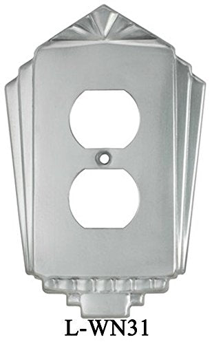 Art Deco Style Plug Outlet Cover (L-WN31)
