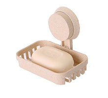 Load image into Gallery viewer, DRAGON SONIC A Layer of Suction Cups Creative Bathroom Soap Racks Free of Holes-Beige
