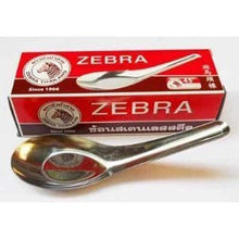 Load image into Gallery viewer, 12x Chinese Thai Japanese Soup/rice/spoons By Zebra Stainless Steel
