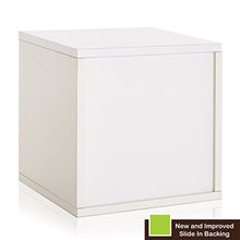 Load image into Gallery viewer, Way Basics Eco Stackable storage cube, White
