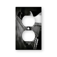 Guitar Acoustic Angle - Decor Single Switch Plate Cover Metal