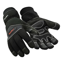 RefrigiWear Waterproof Fiberfill Insulated Tricot Lined High Dexterity Work Gloves (Black, Large)