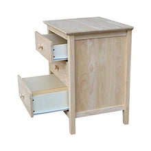 Load image into Gallery viewer, International Concepts Nightstand with 3 Drawers, Standard
