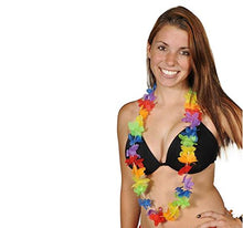 Load image into Gallery viewer, 36 inches Rainbow Flower Leis, Case of 144
