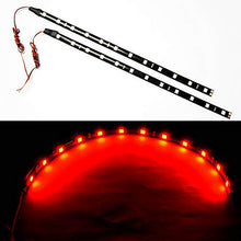Load image into Gallery viewer, SOCAL-LED 2X 30cm 12&quot; Red Flexible LED Strips High Power Bright 5050 12 SMD Car DRL Under Dash Accent Light, Waterproof, Cuttable
