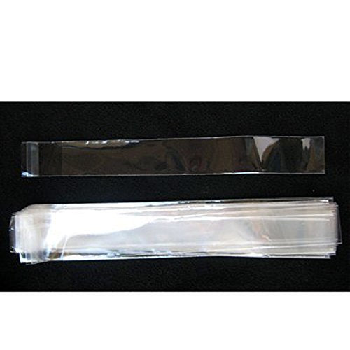 1in. X 7in. Flat Cellophane Bags with Adhesive Closure - pack of 100