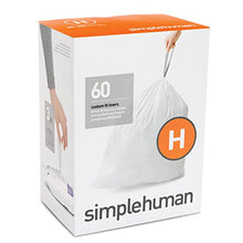 Load image into Gallery viewer, simplehuman Liner, 60 Pack, White, 60 Count
