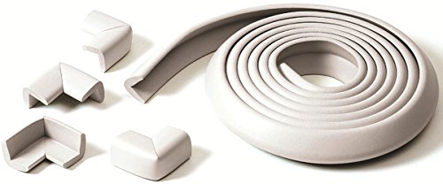 Prince Lionheart Table Edge Guard with 4 Corners, Grey/Beige