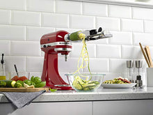 Load image into Gallery viewer, KitchenAid KSM2APC Spiralizer Plus Attachment with Peel, Core and Slice, Silver
