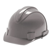 Jackson Safety Charger Safety Hard Hat with 4-Point Ratchet Suspension, Cap-Style, HDPE, Gray (Case of 12), 20397