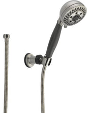 Load image into Gallery viewer, Delta Faucet 5-Spray Touch-Clean H2Okinetic Wall-Mount Hand Held Shower with Hose, Stainless 55445-SS
