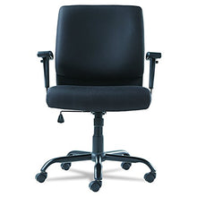 Load image into Gallery viewer, OIF Big and Tall Swivel/Tilt Mid-Back Chair, Height Adjustable T-Bar Arms, Black
