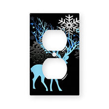 Load image into Gallery viewer, Deer Antler Season - Decor Single Switch Plate Cover Metal
