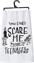 Load image into Gallery viewer, Primitives by Kathy LOL Made You Smile Dish Towel, 28 x 28-Inches, You Can&#39;t Scare Me
