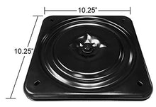 Load image into Gallery viewer, 10.25&quot; Square Swivel Replacement for Recliner Chair or Furniture - Ball Bearing Swivel Plate Mechanism - Flat - S1235-1

