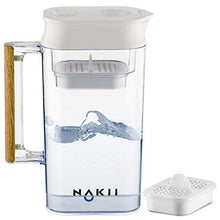 Load image into Gallery viewer, Nakii Water Filter Pitcher - Long Lasting (150 Gallons) | Supreme Fast Filtration and Purification Technology | Removes Chlorine, Metals &amp; Sediments for Clean Tasting Drinking Water | WQA Certified
